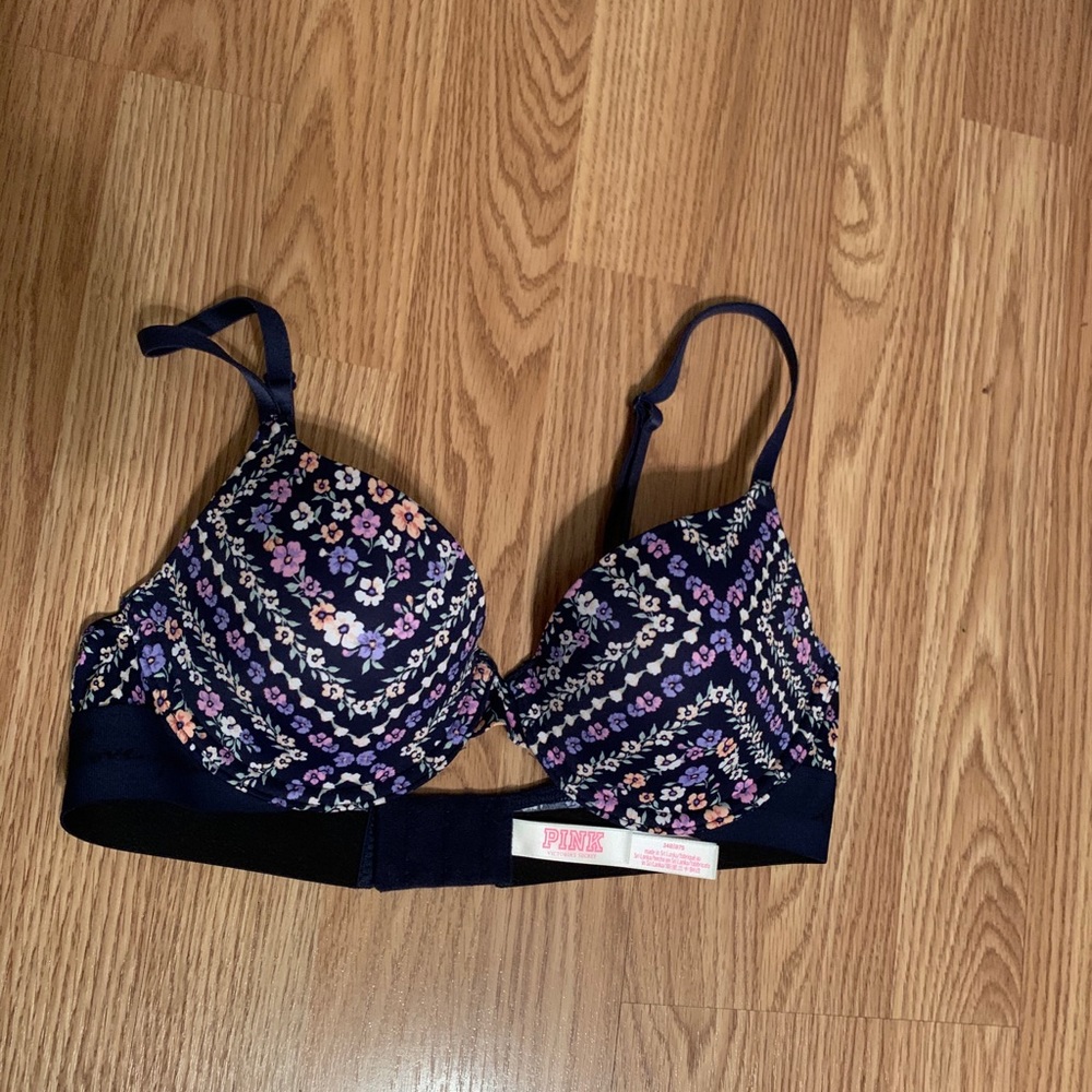 Pink bra